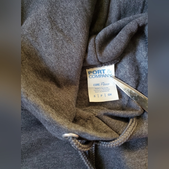 NWOT unisex cotton blend gray hoodie graphic SALCO Tool Supply sweater - Picture 6 of 7